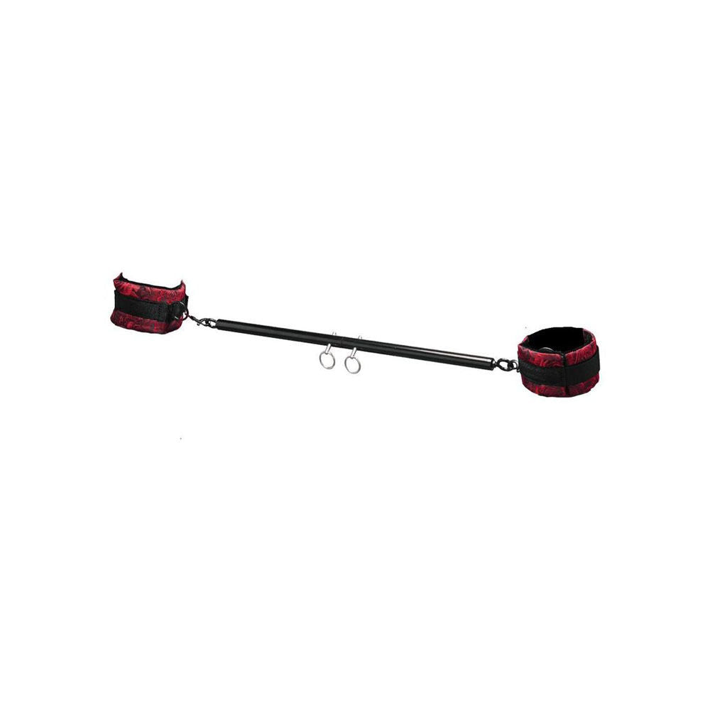 Secret Kisses - Rosegasm Spreader Bar Set - with Ankle Cuffs, front view | Flirty Bay online adult store, adult toys and lingerie